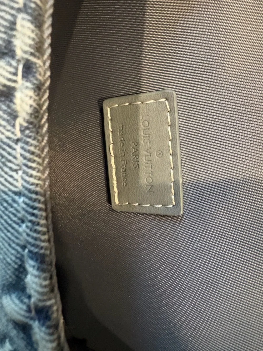 Louis Vuitton Grey Denim Monogram Mini Top-Handle Bag - Picture 5 of 5